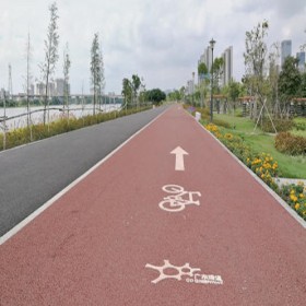 混凝土的透水地面 小區(qū)透水混凝土 新型透水彩色混凝土 量大送貨到工地