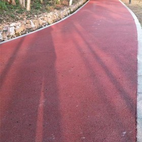 路面透水混凝土公司 彩色透水混凝土供應商【認準豪軒】 透水混凝土粘接劑報價  5公分透水混凝土