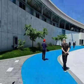 無砂透水混凝土 透水混凝土樹池 新型透水混凝土路面 廠家現貨供應