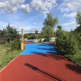 室外透水路面 透水混凝土彩色 彩色透水材料 生產廠家