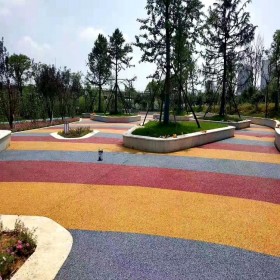 江北區 透水混泥土彩色 透水彩色砼 彩色透水地坪 材料制作廠