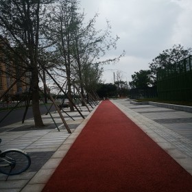 旌陽(yáng)區(qū) 彩色路面透水 c25透水砼 透水彩色地面 現(xiàn)場(chǎng)施工免費(fèi)指導(dǎo)